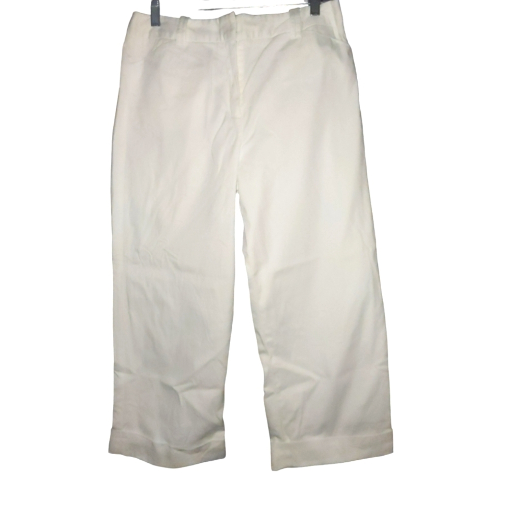 Larry Levin White Pants Size 8
